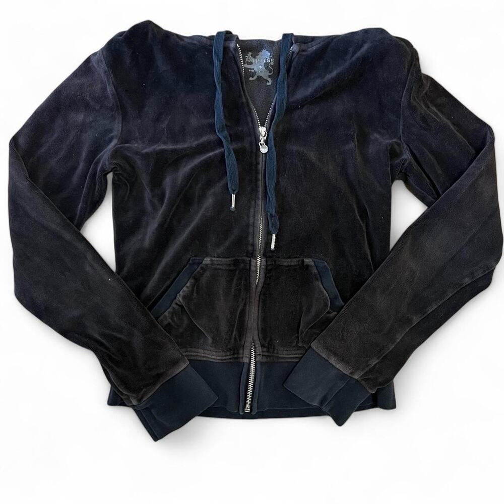 Vintage y2k velour zip up